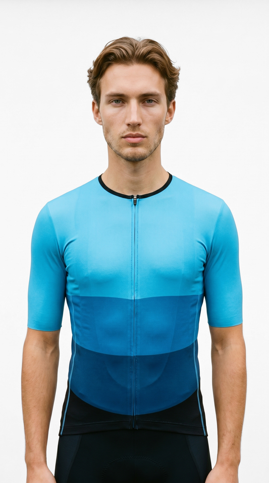 Classic Cycling Men's Corsa Race 1.0 Jersey – Blue