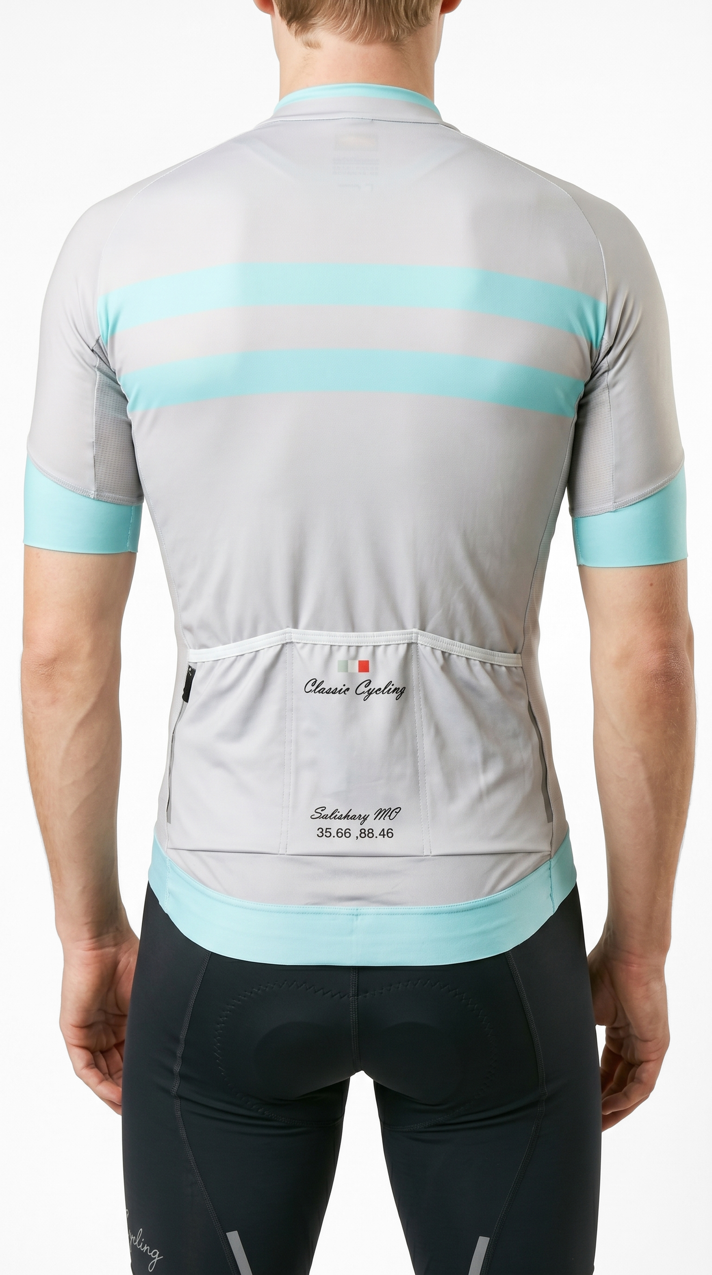 Classic Cycling Men's Elite Jersey – Grey