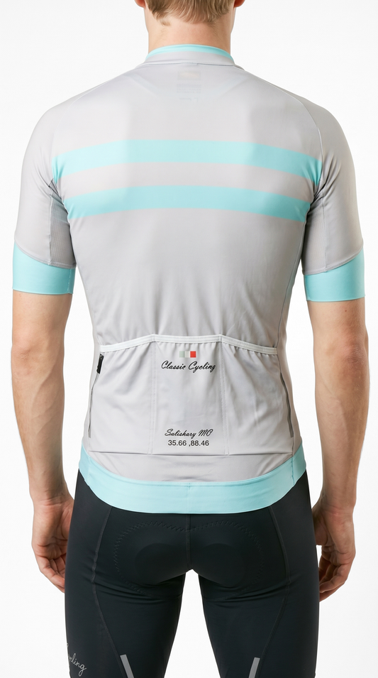 Classic Cycling Men's Elite Jersey – Grey