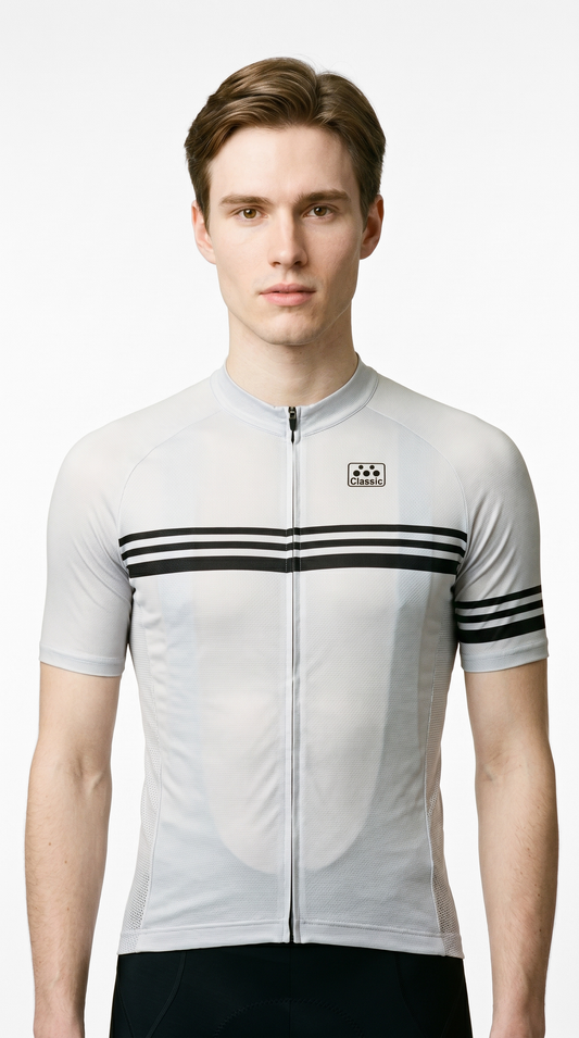 Classic Cycling Men's Metric 2 Jersey – Gray