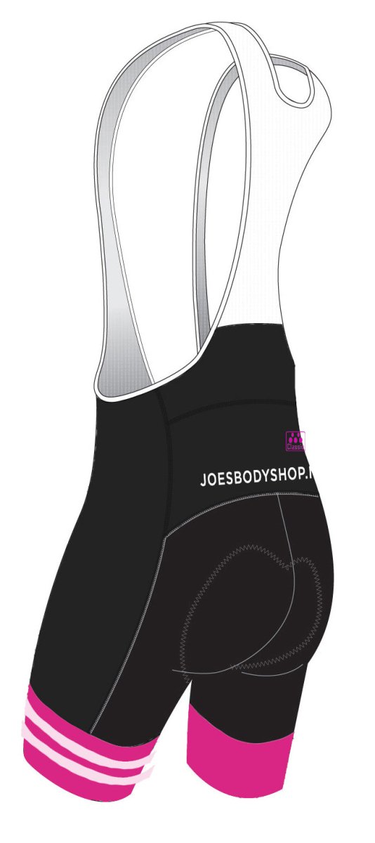 Joes Body Shop HC Century Bib Shorts - Womens - Classic Cycling