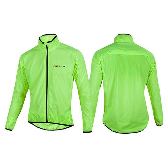 Nalini Aria Light Windproof Jacket - Lime Green - Classic Cycling