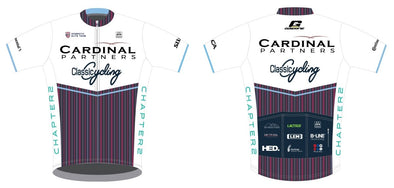 2022 Cardinal - Classic Cycling Men's Ice Pro Jersey - White - Classic Cycling