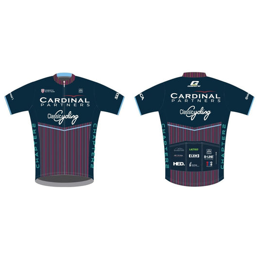2022 Cardinal - Classic Cycling Women's Ice Pro Jersey - Navy - Classic Cycling