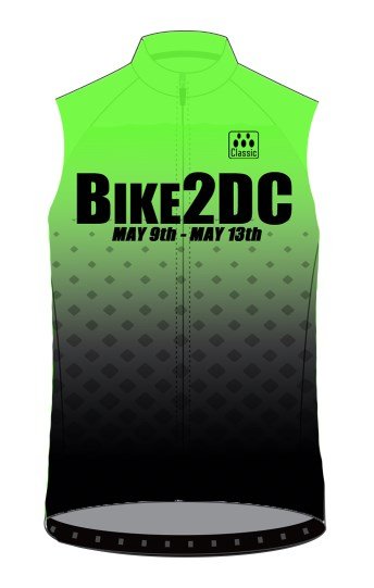 2024 Bike 2 DC Light Weight Wind Vest - Men's - Classic Cycling