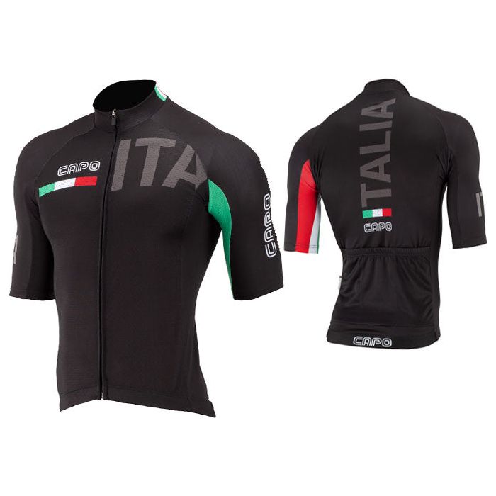 Capo SC-12 Jersey Black - Classic Cycling