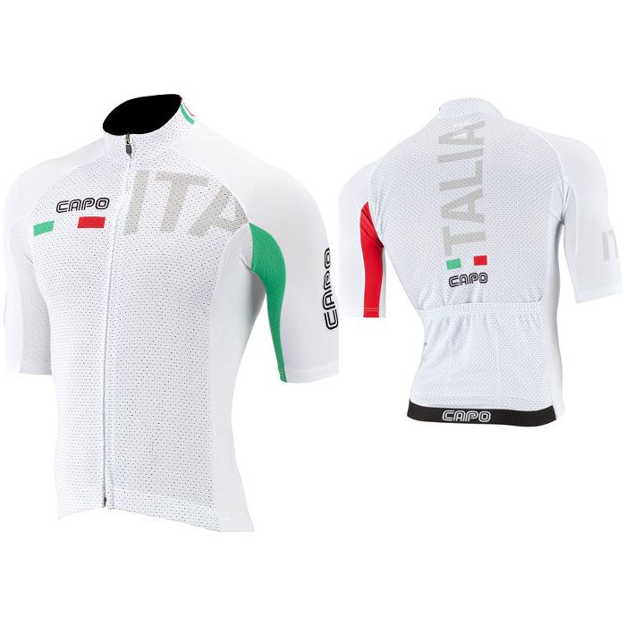 Capo SC-12 Jersey White - Classic Cycling