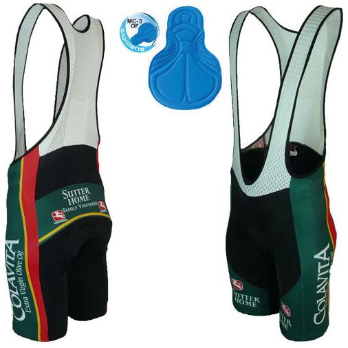 Giordana Colavita Bib Shorts - MC-3 Chamois - Classic Cycling