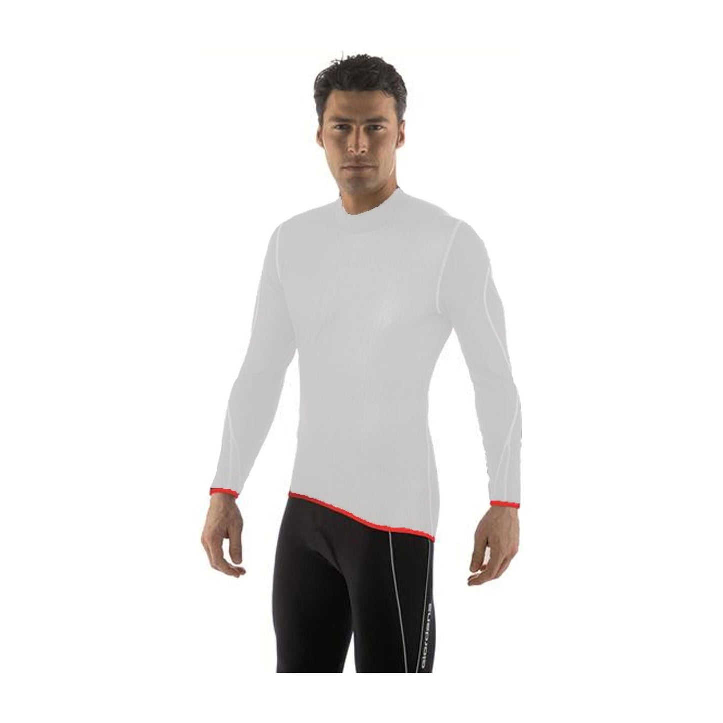 Giordana Wind Proof Base Layer White Long Sleeve - Classic Cycling