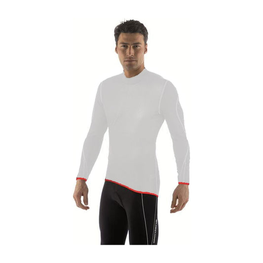 Giordana Wind Proof Base Layer White Long Sleeve - Classic Cycling