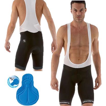 Giordana Silverline Bib Shorts Black - Classic Cycling