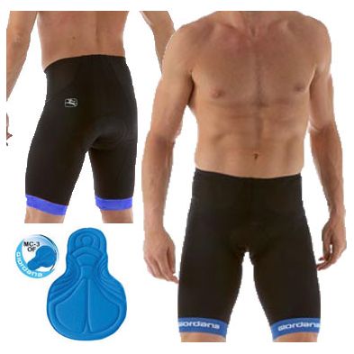 Giordana Silverline Shorts Black & Blue - Classic Cycling