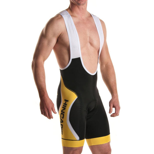 Hincapie Equipe Bib Short Yellow - Classic Cycling