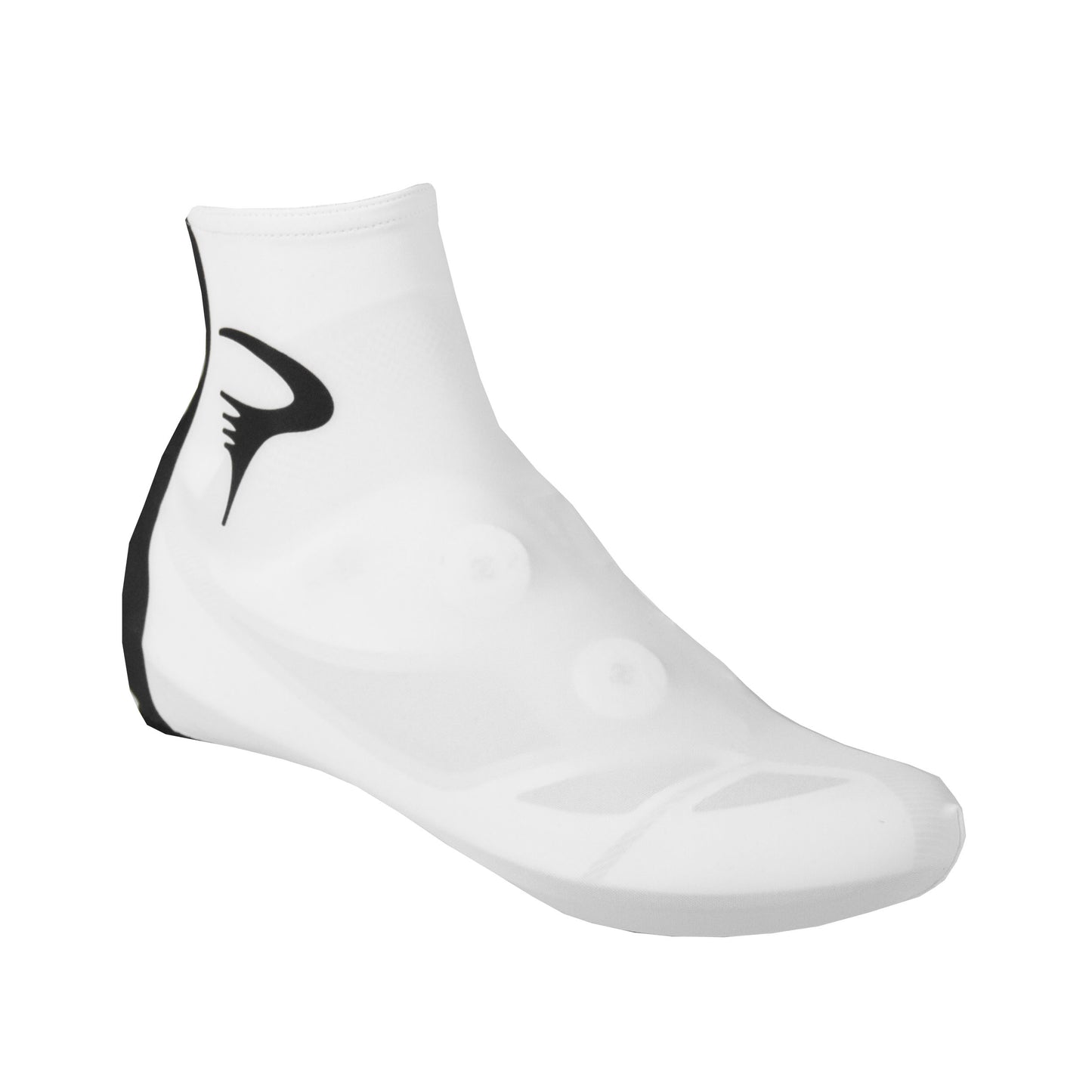 Pinarello Lycra Shoe Cover -White - Classic Cycling