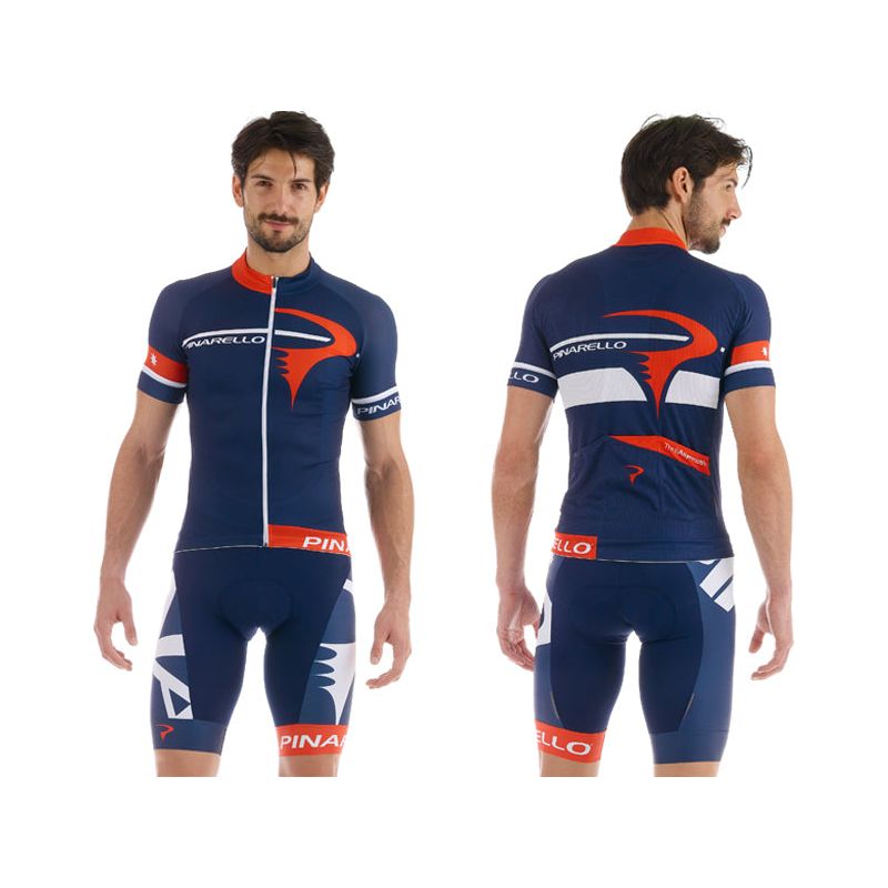 Pinarello Gara Corsa Cycling Jersey - Navy - Classic Cycling