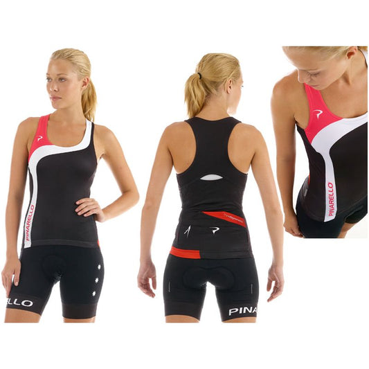 Pinarello Women's Rondo Corsa Tank Top Jersey - Pink - 2015 - XXL - Classic Cycling