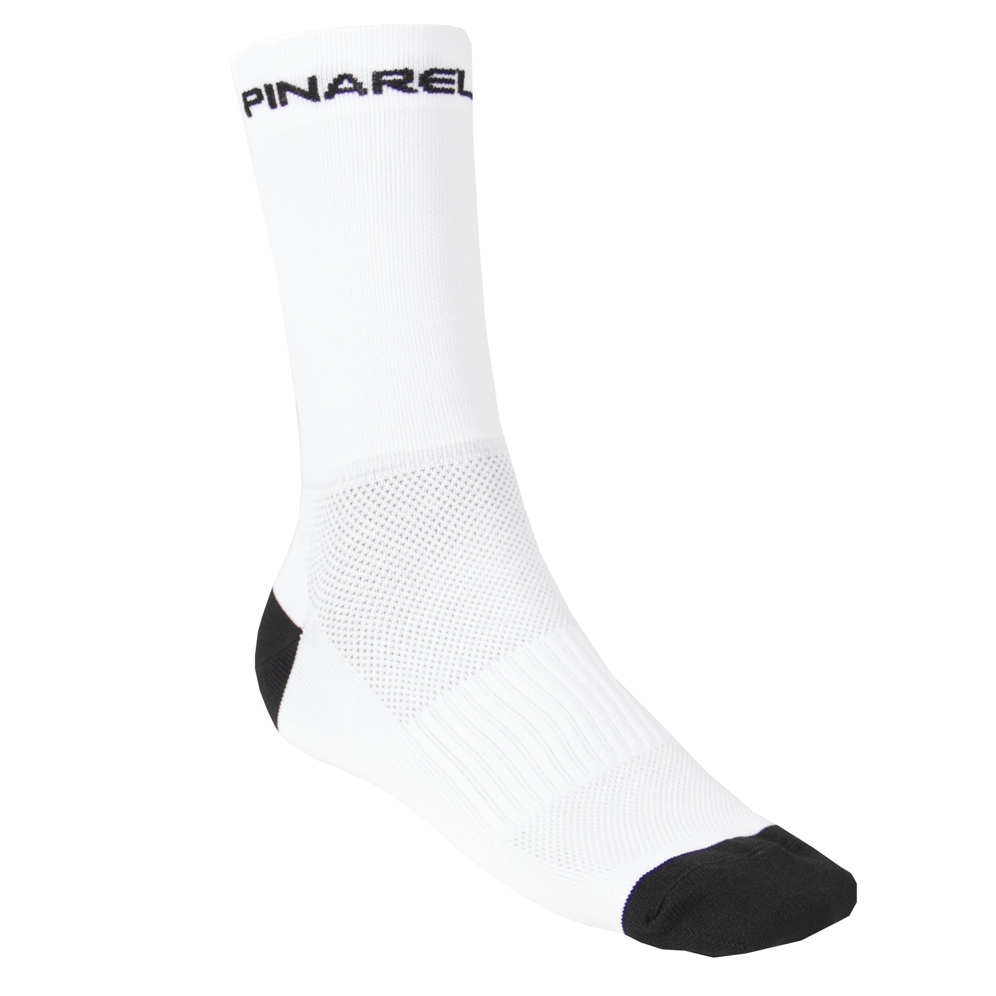 Pinarello Tall (11cm) Cuff Sock -  White - Classic Cycling