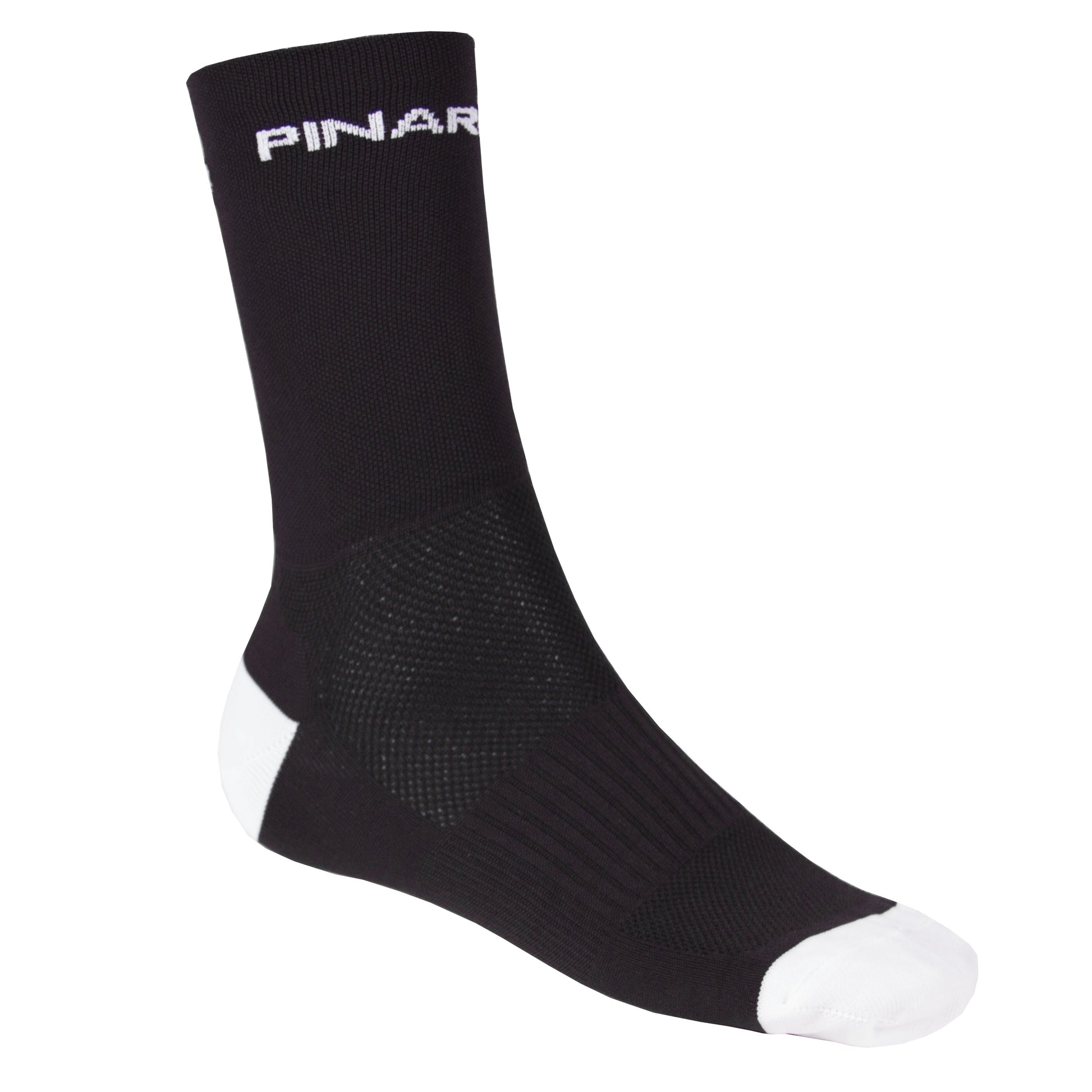 Pinarello Tall (11cm) Cuff Sock - Black - Classic Cycling