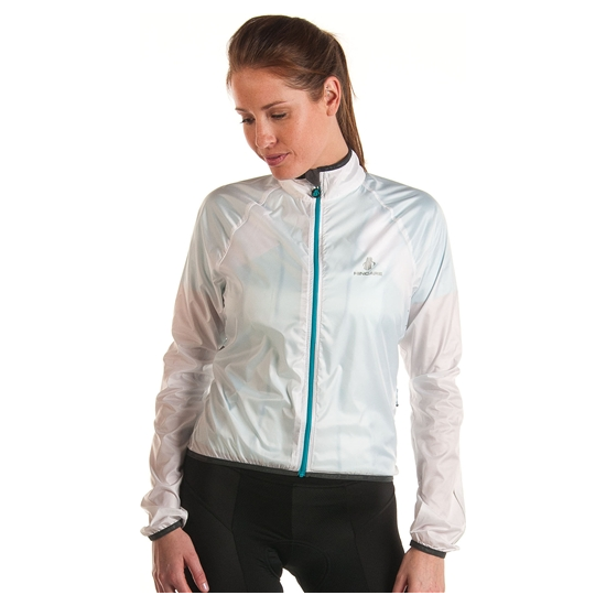 Hincapie Womens Pocket Shell Jacket - White - Classic Cycling