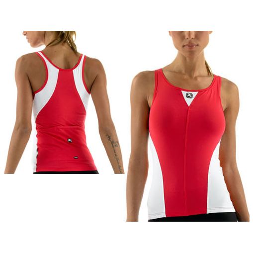 Giordana Womens Silverline Tank Jersey - Pink - Classic Cycling