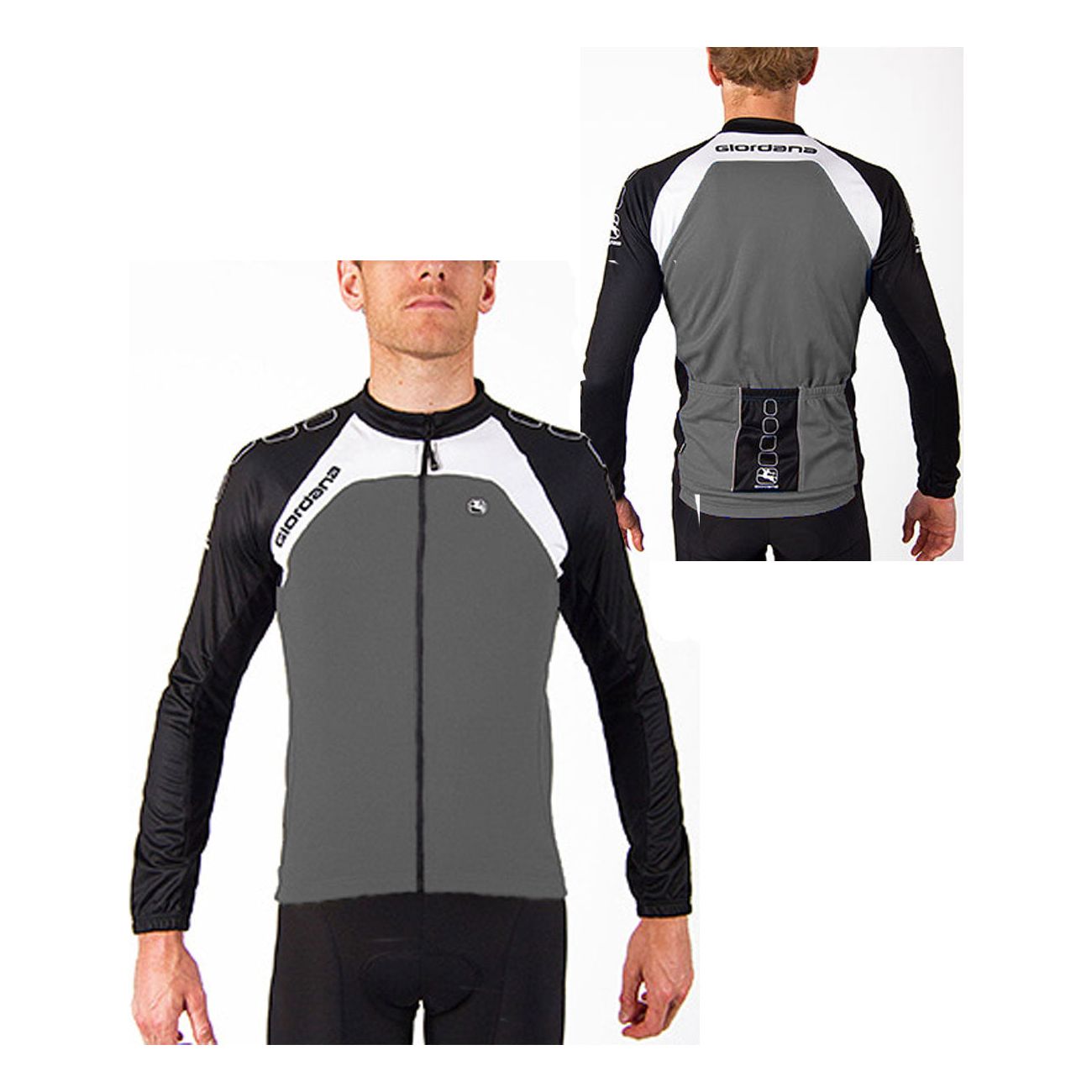 Giordana Silverline Thermal Cycling Jacket - Grey - Classic Cycling