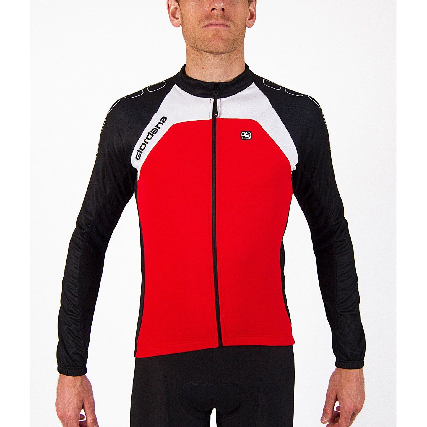 Giordana Silverline Long Sleeve Jersey Red - Classic Cycling