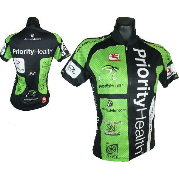 Giordana Womens Priority Health Half Zip Cycling Jersey - Classic Cycling