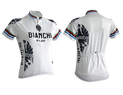 Bianchi Milano Eddi 1 Lady Short Sleeve Jersey- White - Classic Cycling