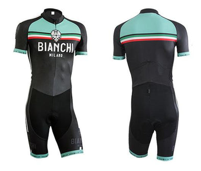 Bianchi Milano Frazzano Short Sleeve Skinsuit - Classic Cycling