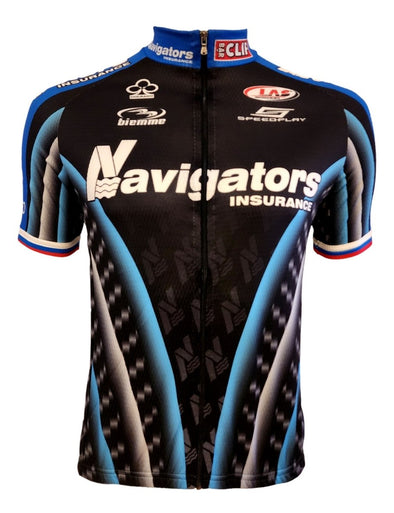 Biemme 2007 Navigators Team Jersey- Russian Sleeve Stripes - Classic Cycling