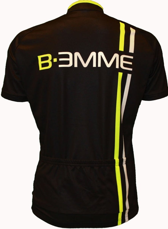 Biemme Item 2 Short Sleeve Jersey - Black-Fluo-White - Classic Cycling