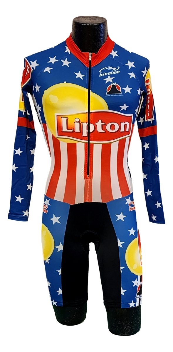 Biemme Lipton Tea Long Sleeve Skin Suit - USA Champion - Womens - Classic Cycling