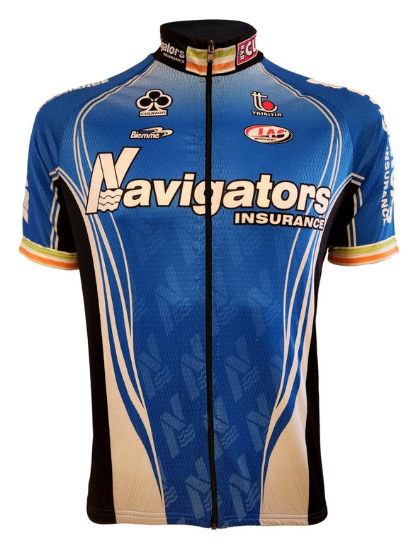 Biemme Navigators 2006 Team Jersey - Ireland Champion Sleeve Bands - Classic Cycling