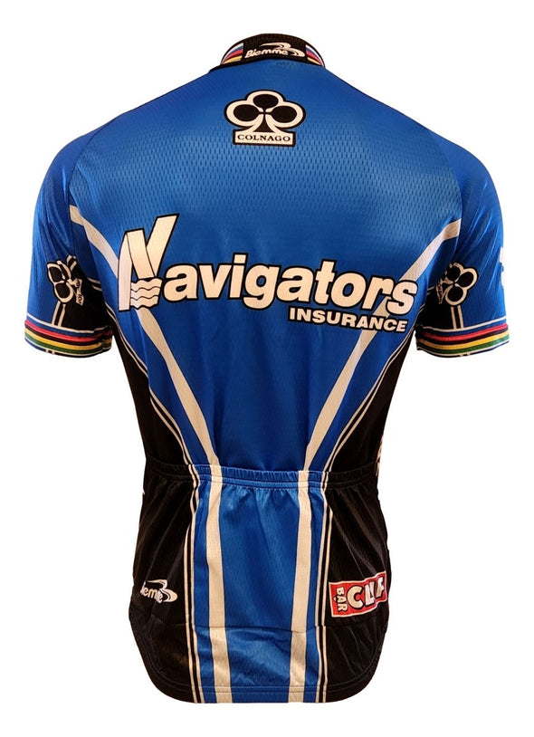 Biemme Navigators 2006 Team Jersey - World Champion Sleeve Bands - Classic Cycling
