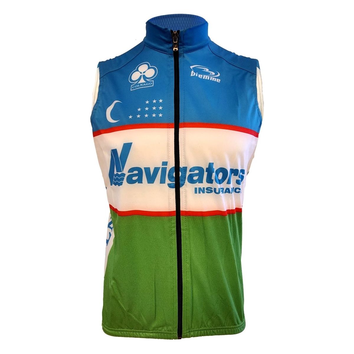 Biemme Navigators Team Wind Vest - Uzbekistan National Champion - Classic Cycling