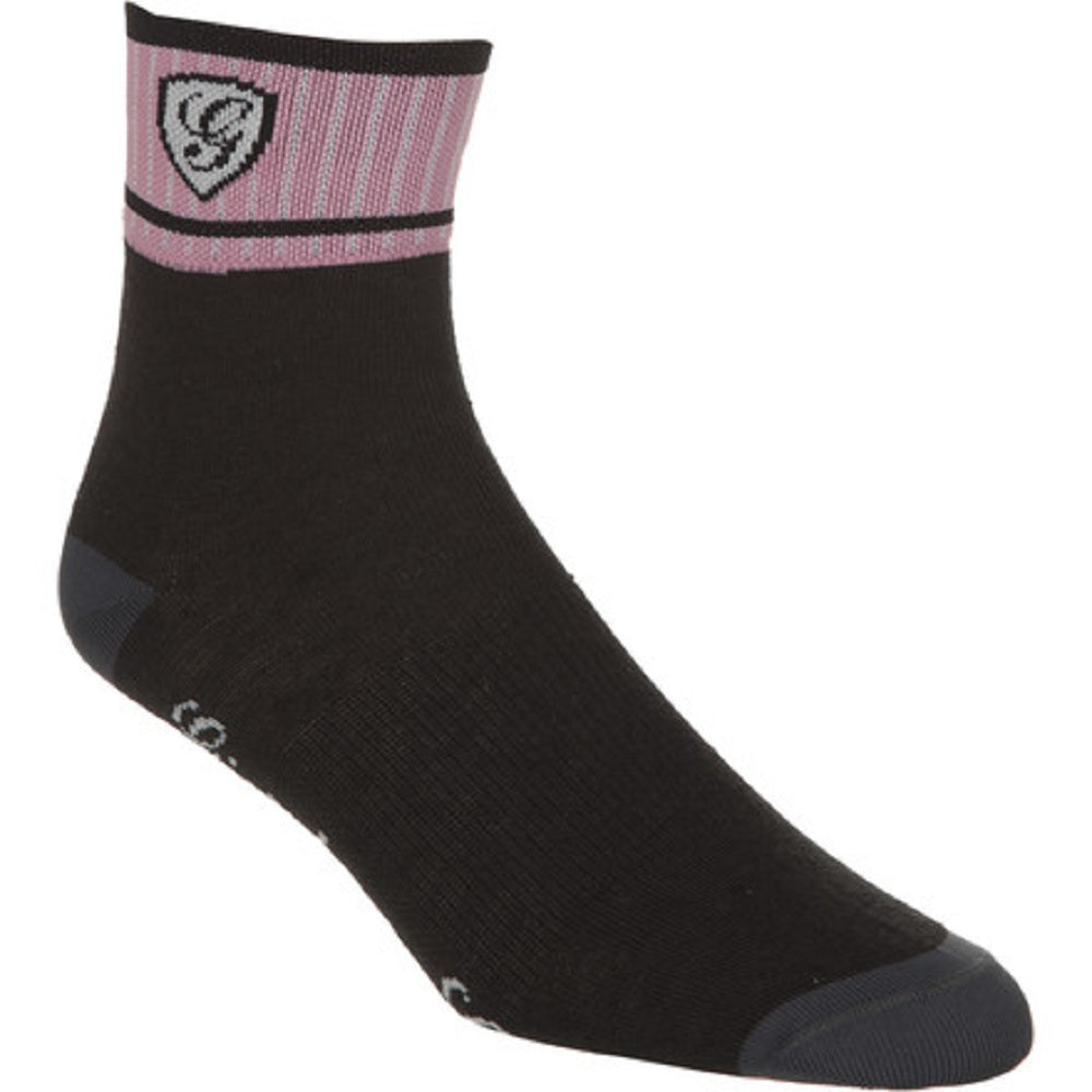 Giordana Sport Socks - Black-Pink - Classic Cycling