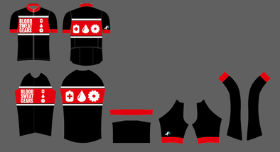 Final Payment Blood Sweat and Gears Custom Kits - Classic Cycling