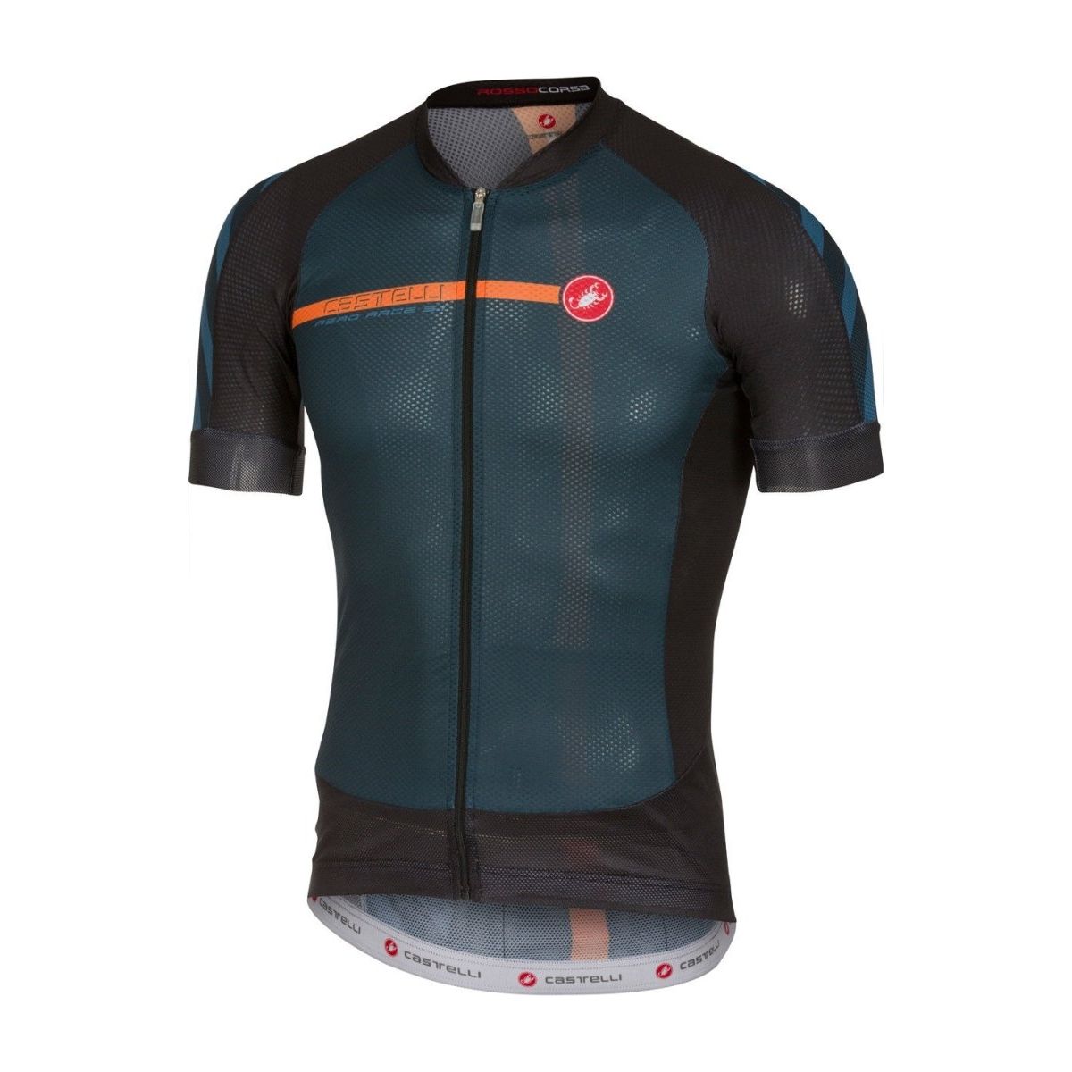 Castelli Aero Race 5.1 Jersey FZ - Navy - Classic Cycling