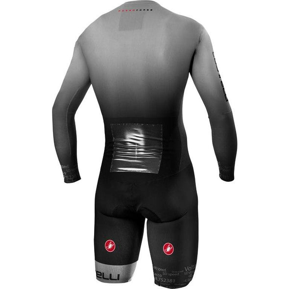 Castelli Body Paint 4.x Speed Suit LS - Silver Gray - Classic Cycling