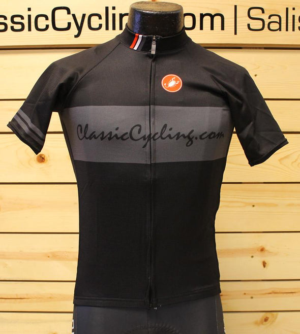 Castelli Classic Cycling Jersey - Black - Classic Cycling