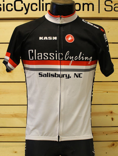 Castelli Classic Cycling Jersey - White - Classic Cycling
