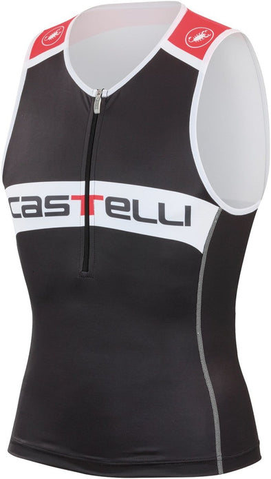 Castelli Core Tri Top - Black-White - Classic Cycling