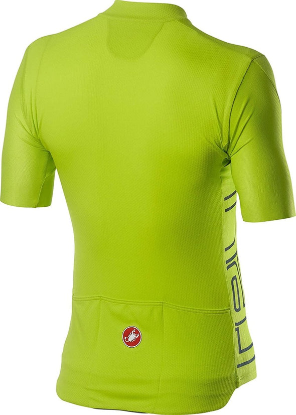 Castelli Entrata V Jersey - Chartreuse - Classic Cycling
