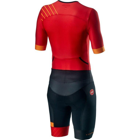 Castelli Free Sanremo 2 Suit Short Sleeve - Red - Classic Cycling
