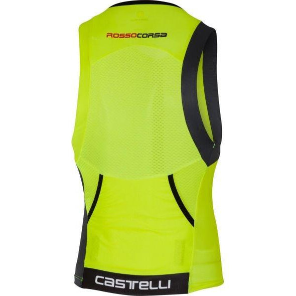 Castelli Free Tri Top - Yellow - Classic Cycling