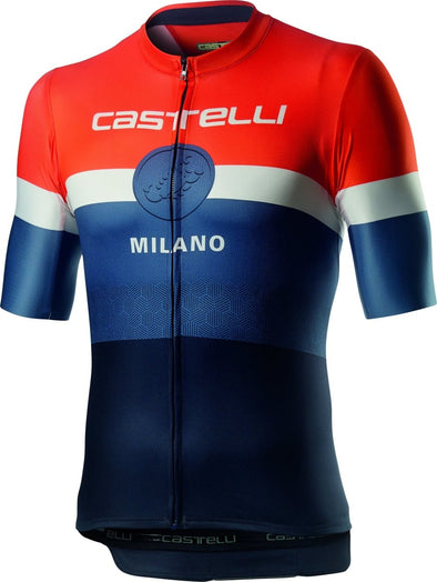 Castelli Milano Jersey - Dark Blue - Classic Cycling