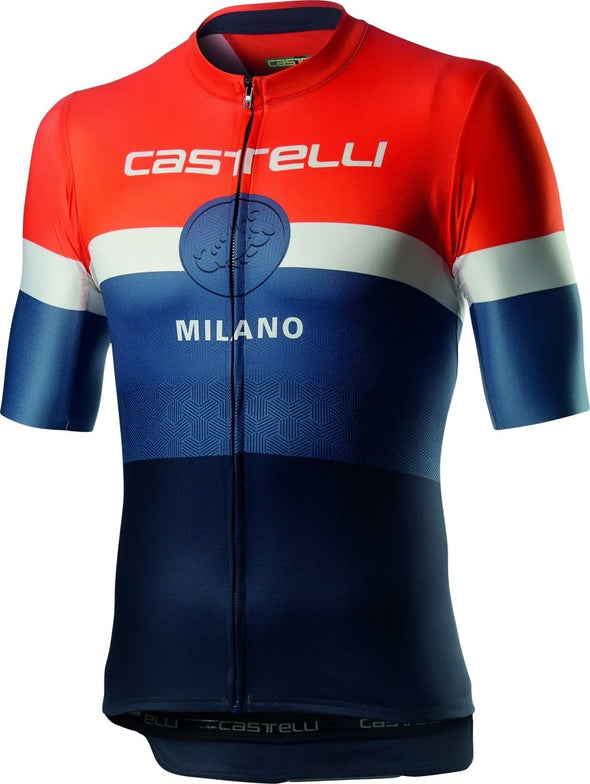 Castelli Milano Jersey - Dark Blue - Classic Cycling