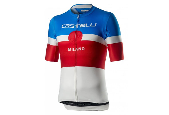 Castelli Milano Jersey - White - Classic Cycling