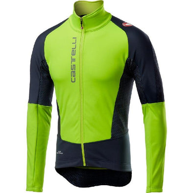 Castelli Mortirolo V Jacket - Yellow Fluo - Classic Cycling