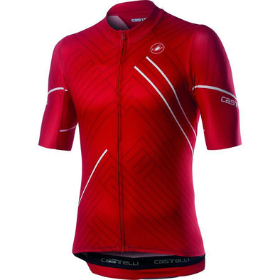 Castelli Passo Jersey - Red - Classic Cycling